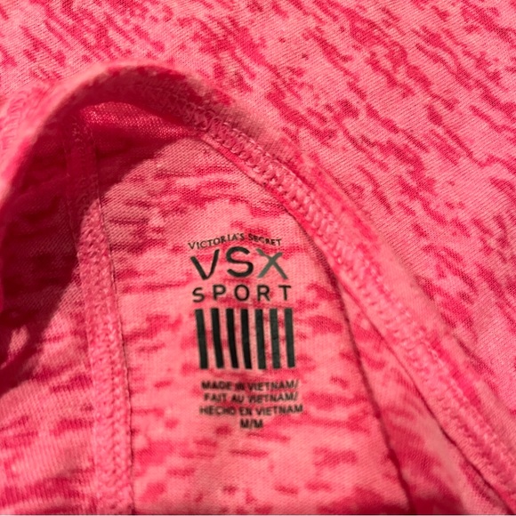 VS Sport Hot Pink Tank Top With Tee Back Size M - Picture 6 of 12
